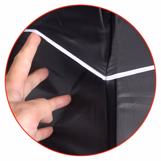 Parapluie d'extérieur en tissu pongé RPET à cadre automatique pour petit golf