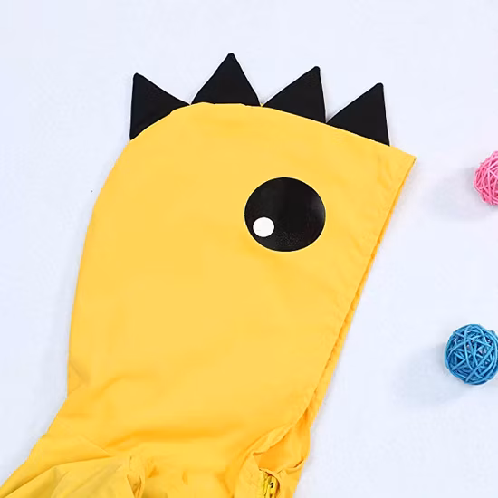 Enfant en bas âge bébé garçon fille dinosaure imperméable produit mignon bébé dessin animé à capuche fermeture éclair manteau tenue vêtements